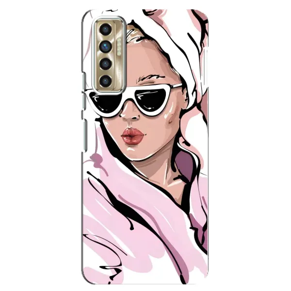 Чехол с рисунком «Девушка в халате» для TECNO Camon 17P (CG7n) Чехол с рисунком «Девушка в халате» для TECNO Camon 17P (CG7n)