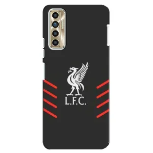 Силиконовые Чехлы принт Футбол на TECNO Camon 17P (CG7n) (Эмблема Liverpool)