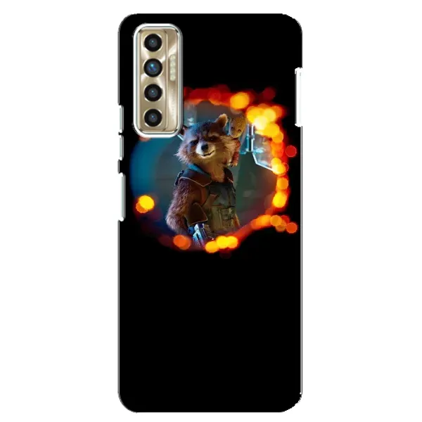 Чехол с рисунком «Енот Ракета» для TECNO Camon 17P (CG7n) Чехол с рисунком «Енот Ракета» для TECNO Camon 17P (CG7n)