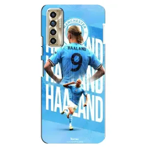 Чехлы с принтом для TECNO Camon 17P (CG7n) Футболист (Erling Haaland)