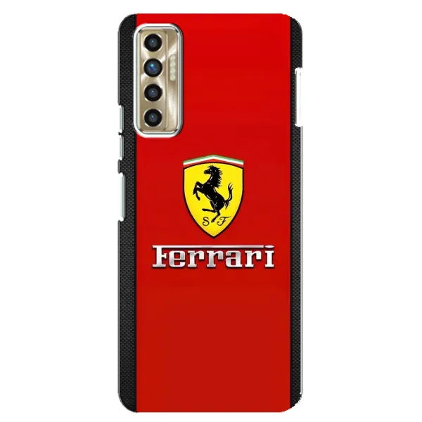 Чехол с рисунком «Ferrari Logo» для TECNO Camon 17P (CG7n) Чехол с рисунком «Ferrari Logo» для TECNO Camon 17P (CG7n)