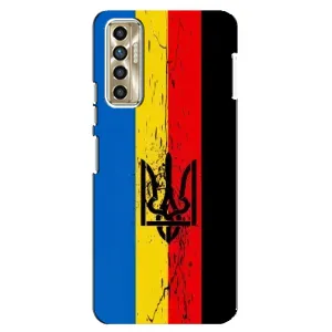 Чохли УПА (Червоно-Чорний) на TECNO Camon 17P (CG7n) (Прапор УПА)