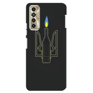 Чохол з картинкою (Патріотичний ГЕРБ) на TECNO Camon 17P (CG7n) (Герб - Молотова)