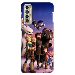 Чехол дракон Беззубик для TECNO Camon 17P (CG7n) (Герои дракона)
