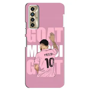 Чехлы Лео Месси в Майами на TECNO Camon 17P (CG7n) (GOAT MESSI)