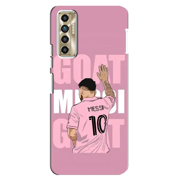 Чехол с рисунком «GOAT MESSI» для TECNO Camon 17P (CG7n) Чехол с рисунком «GOAT MESSI» для TECNO Camon 17P (CG7n)