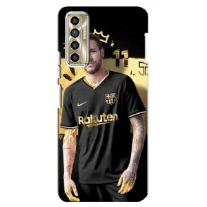 Силиконовый Чехол TECNO Camon 17P (CG7n) (Gold Neymar)