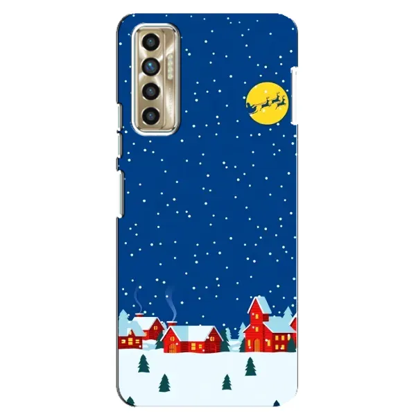 Чехол с рисунком «Город в снегу» для TECNO Camon 17P (CG7n) Чехол с рисунком «Город в снегу» для TECNO Camon 17P (CG7n)