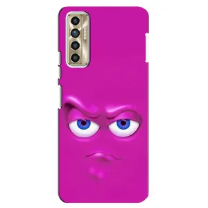 Силиконовые Чехлы (смешные стикеры) для TECNO Camon 17P (CG7n) (Хитрая мордочка)
