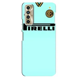 Силиконовые Чехлы принт Футбол на TECNO Camon 17P (CG7n) (Inter)