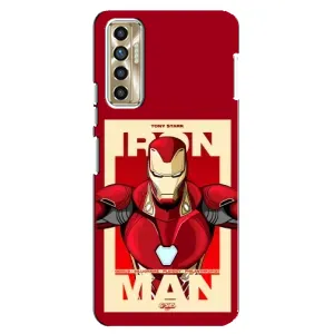 Чехол Супергерой Железный человек на TECNO Camon 17P (CG7n) (Iron man)