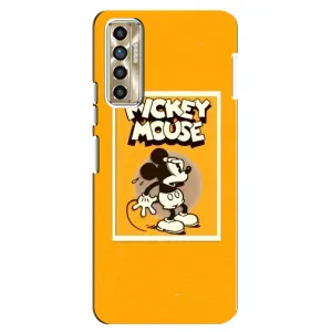 Чехлы с принтом Микки Маус на TECNO Camon 17P (CG7n) (Испуганный Микки)