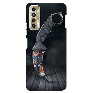 Чехол КИБЕРСПОРТ для TECNO Camon 17P (CG7n) (Кинжал КС ГО)