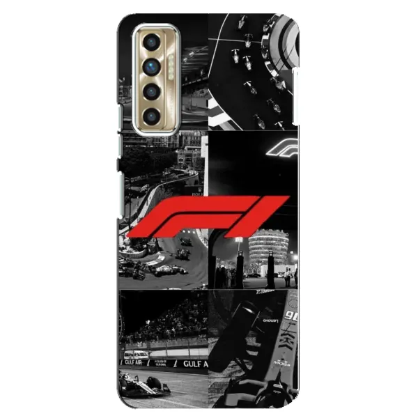 Чехол с рисунком «Коллаж Формула 1» для TECNO Camon 17P (CG7n) Чехол с рисунком «Коллаж Формула 1» для TECNO Camon 17P (CG7n)