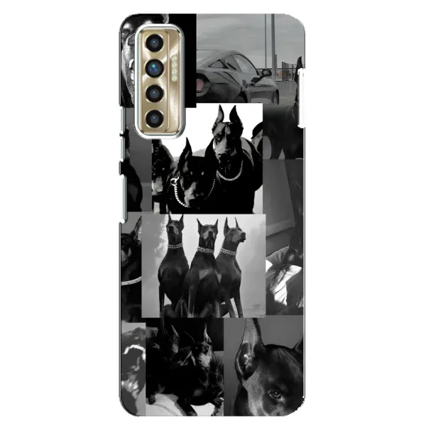 Чехол с рисунком «Коллаж Доберман» для TECNO Camon 17P (CG7n) Чехол с рисунком «Коллаж Доберман» для TECNO Camon 17P (CG7n)