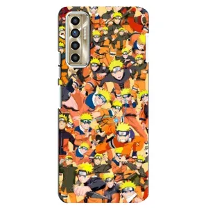 Чохли з принтом НАРУТО на TECNO Camon 17P (CG7n) (Коллаж Наруто)