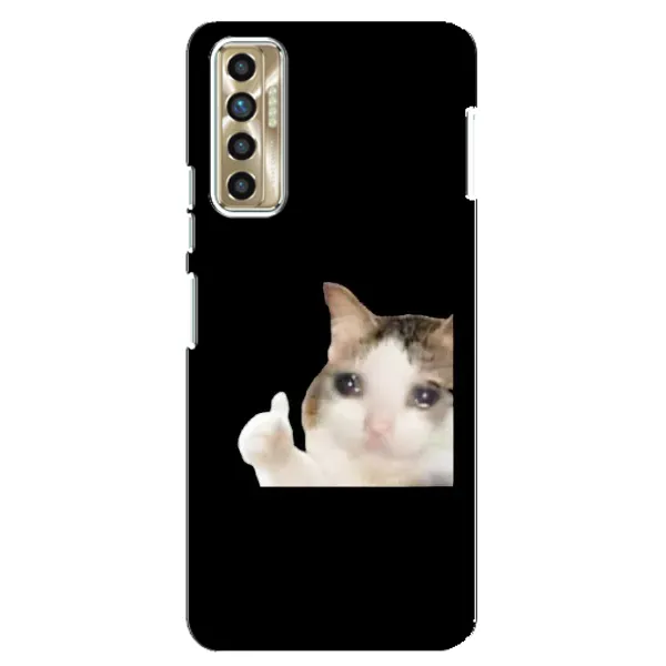 Чехол с рисунком «Кот в слезах» для TECNO Camon 17P (CG7n) Чехол с рисунком «Кот в слезах» для TECNO Camon 17P (CG7n)