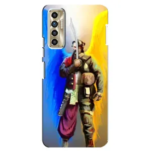Чохол з картинкою (Патріотичний КОЗАК) на TECNO Camon 17P (CG7n) (КОЗАК з крилами)