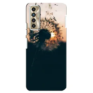Силіконовий Чохол з кульбабками на TECNO Camon 17P (CG7n) (Гарна кульбабка)