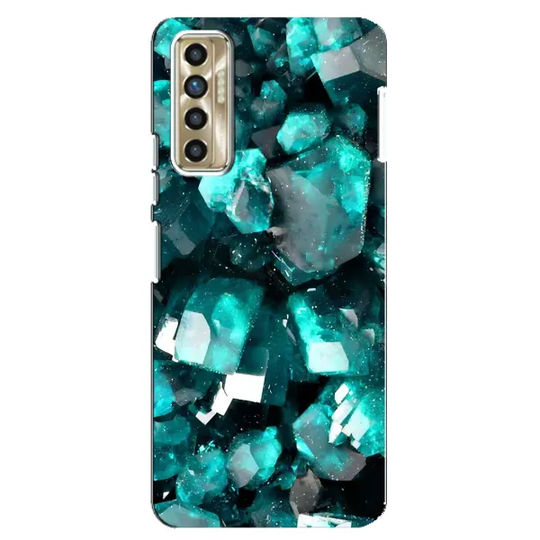 Чехол с рисунком «Кристалы» для TECNO Camon 17P (CG7n) Чехол с рисунком «Кристалы» для TECNO Camon 17P (CG7n)