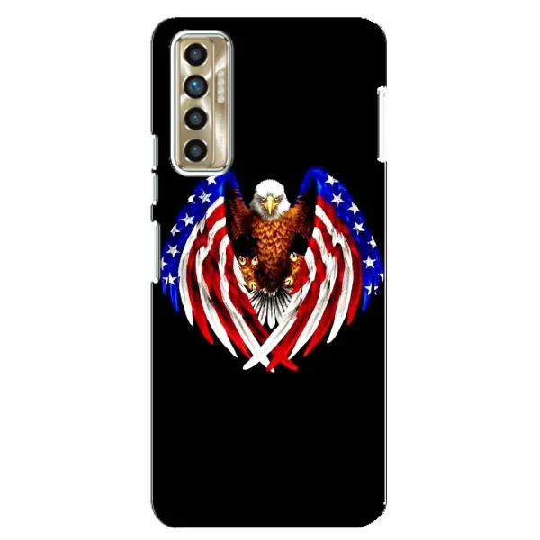 Чехол с рисунком «Крылья США» для TECNO Camon 17P (CG7n) Чехол с рисунком «Крылья США» для TECNO Camon 17P (CG7n)