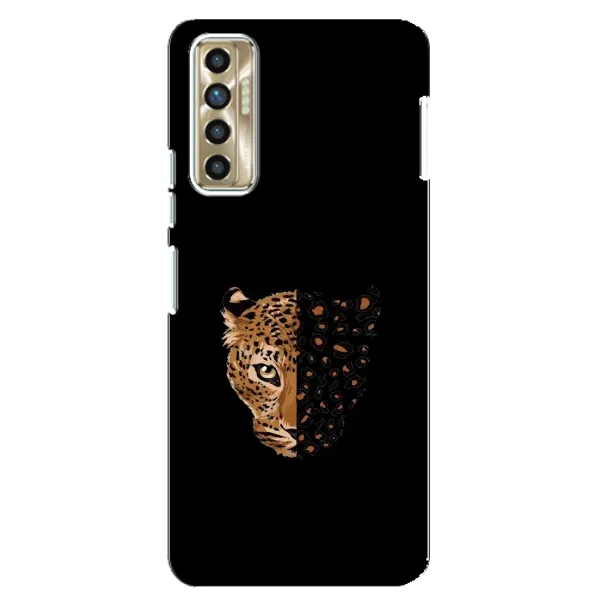 Чехол с рисунком «Леопард на черном» для TECNO Camon 17P (CG7n) Чехол с рисунком «Леопард на черном» для TECNO Camon 17P (CG7n)