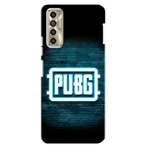 Чохол (TPU) з картинкою "Лого Пабг" на Техно Камон 17п (Лого PUBG)