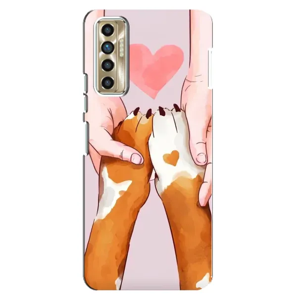Чехол с рисунком «Любовь к собакам» для TECNO Camon 17P (CG7n) Чехол с рисунком «Любовь к собакам» для TECNO Camon 17P (CG7n)