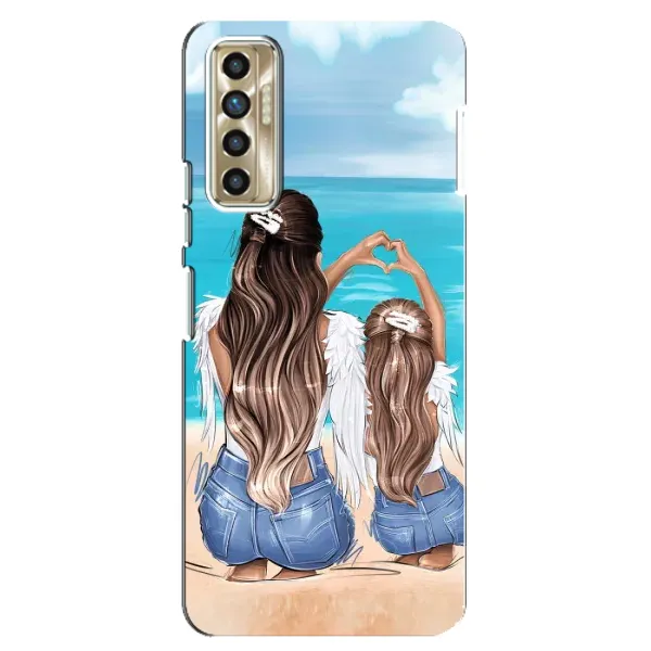 Чехол с рисунком «Мама и дочь» для TECNO Camon 17P (CG7n) Чехол с рисунком «Мама и дочь» для TECNO Camon 17P (CG7n)