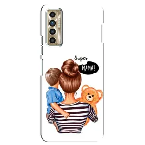 Чехлы для МАМЫ на TECNO Camon 17P (CG7n) (Мама и сын)