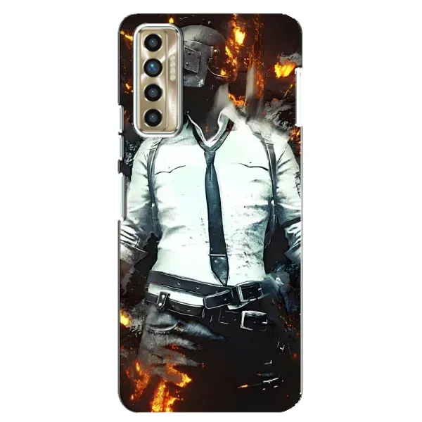 Чехол с рисунком «Man Пубг» для TECNO Camon 17P (CG7n) Чехол с рисунком «Man Пубг» для TECNO Camon 17P (CG7n)