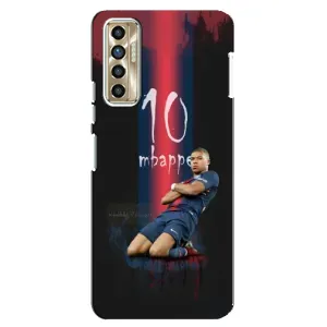 Чохол (TPU) з Футболістом на TECNO Camon 17P (CG7n) (MBAPPE 10)
