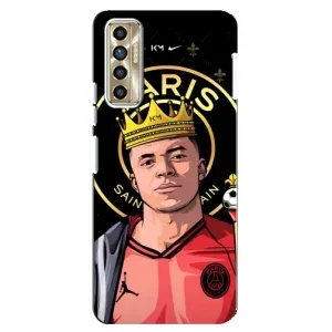 Чохол (TPU) з Футболістом на TECNO Camon 17P (CG7n) (Mbappe King)