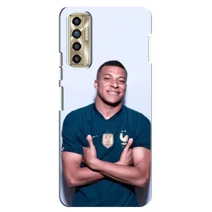 Чохол (TPU) з Футболістом на TECNO Camon 17P (CG7n) (Мбаппешичка)