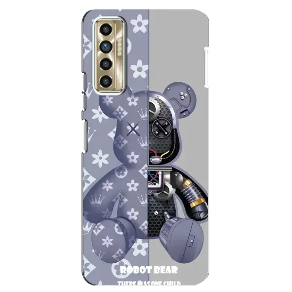 Чехол с рисунком «Медведь Louis Vuitton» для TECNO Camon 17P (CG7n)
