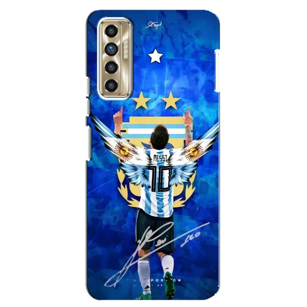 Чехол с рисунком «Месси Аргентина» для TECNO Camon 17P (CG7n) Чехол с рисунком «Месси Аргентина» для TECNO Camon 17P (CG7n)