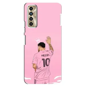 Чехлы Лео Месси в Майами на TECNO Camon 17P (CG7n) (Месси Маями)