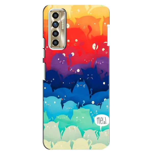 Чехол с рисунком «Mew» для TECNO Camon 17P (CG7n)
