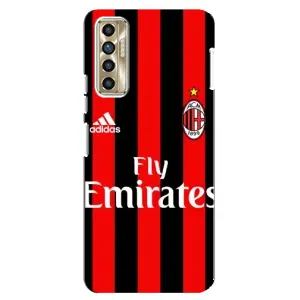 Чехлы с ТОП Футбольными клубами на TECNO Camon 17P (CG7n) (Milan)