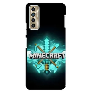 Чехол майнкрафт для TECNO Camon 17P (CG7n) (MineCraft 2)