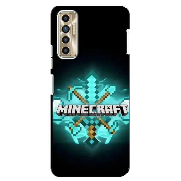 Чехол с рисунком «MineCraft 2» для TECNO Camon 17P (CG7n)
