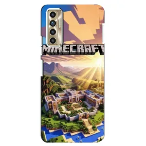 Чехол майнкрафт для TECNO Camon 17P (CG7n) (MINECRAFT)
