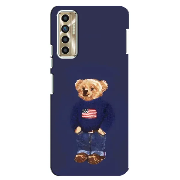 Чехол с рисунком «Мишка USA» для TECNO Camon 17P (CG7n) Чехол с рисунком «Мишка USA» для TECNO Camon 17P (CG7n)