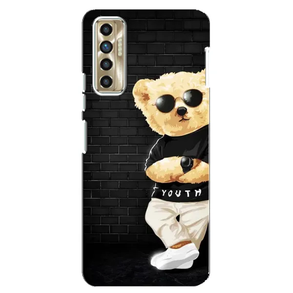 Чехол с рисунком «Мишка в очках» для TECNO Camon 17P (CG7n) Чехол с рисунком «Мишка в очках» для TECNO Camon 17P (CG7n)