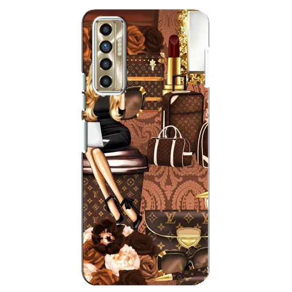 Чехол с рисунком «Мода Луи Виттон» для TECNO Camon 17P (CG7n) Чехол с рисунком «Мода Луи Виттон» для TECNO Camon 17P (CG7n)