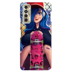 Чехол с картинкой Модные Девчонки TECNO Camon 17P (CG7n) (Модная девушка)