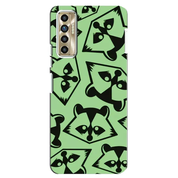 Чехол с рисунком «Мордочки Енота» для TECNO Camon 17P (CG7n) Чехол с рисунком «Мордочки Енота» для TECNO Camon 17P (CG7n)