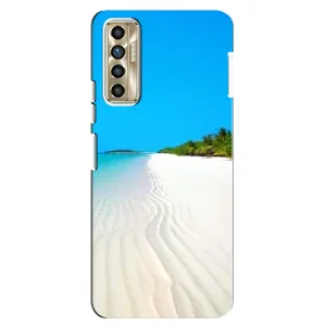 Літній Чохол на TECNO Camon 17P (CG7n) (Море пісок)