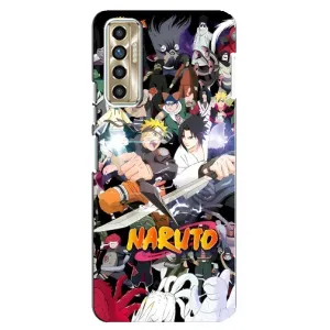 Купить Чехлы на телефон с принтом Anime для TECNO Camon 17P (CG7n) (Наруто постер)