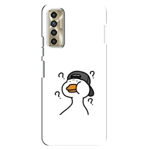 Бампер с принтом Мемы для TECNO Camon 17P (CG7n) (Непонимание)
